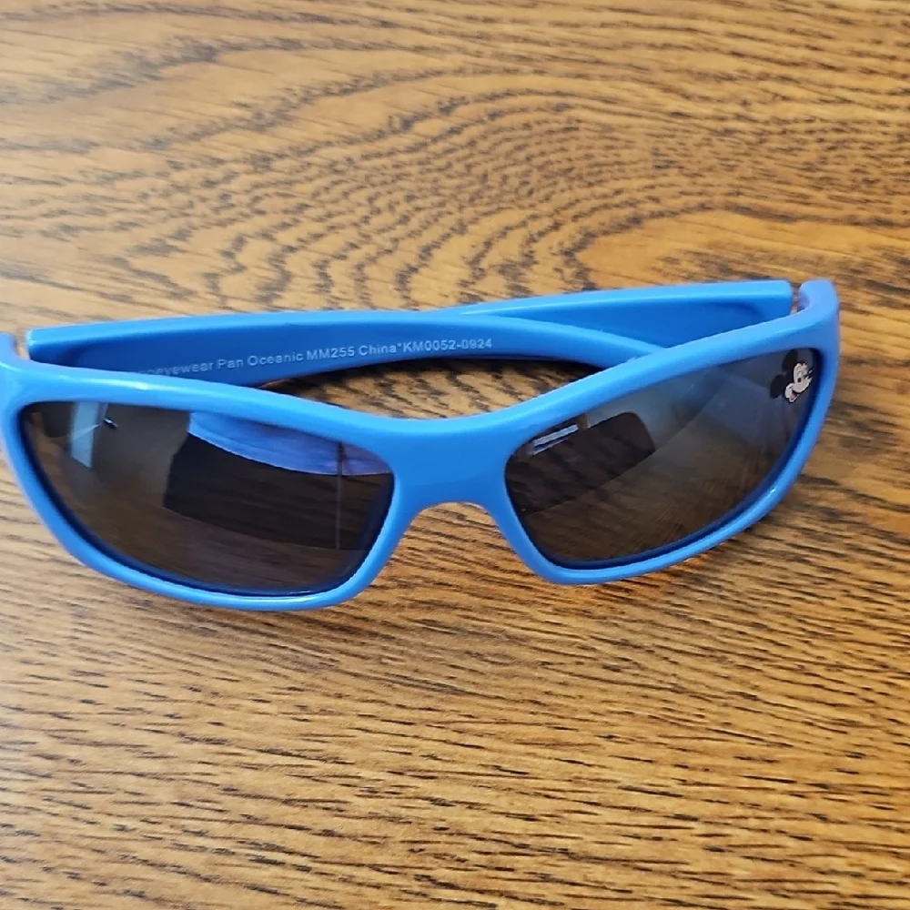 Toddler Blue Sunglasses with Black Lenses